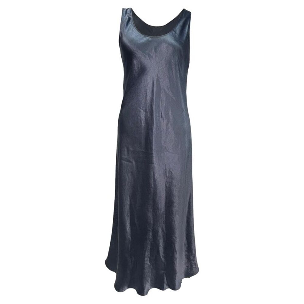 Max Mara Leisure Talete Midi Dress in Navy Blue Acetate